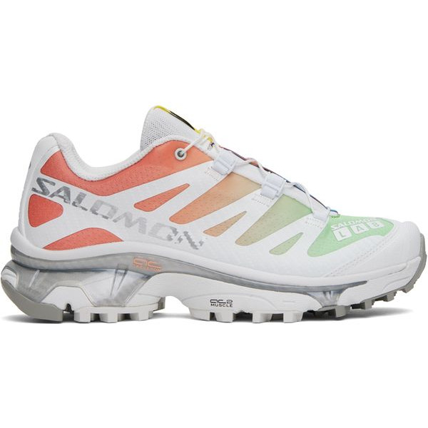 Бело-зеленые кроссовки Salomon XT-4 OG